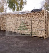 Ash firewood in 2 m3 crate